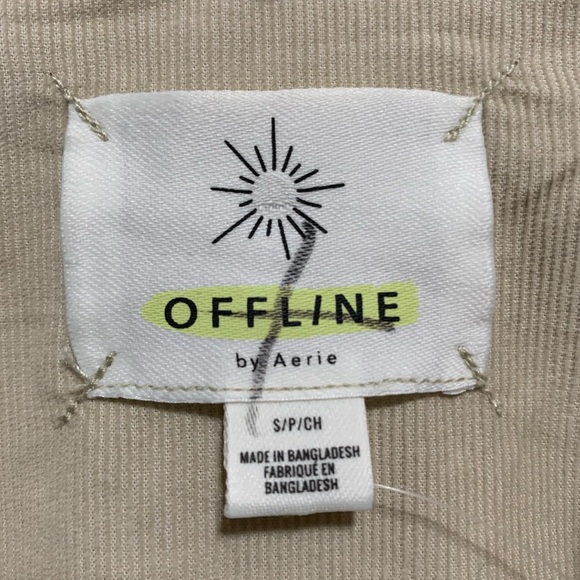 AERIE by OFFLINE Lightweight Corduroy Cotton Jumpsuit - Size S - Picture 14 of 15